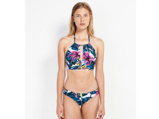 bikinis-oysho-cuello-halter-estampado