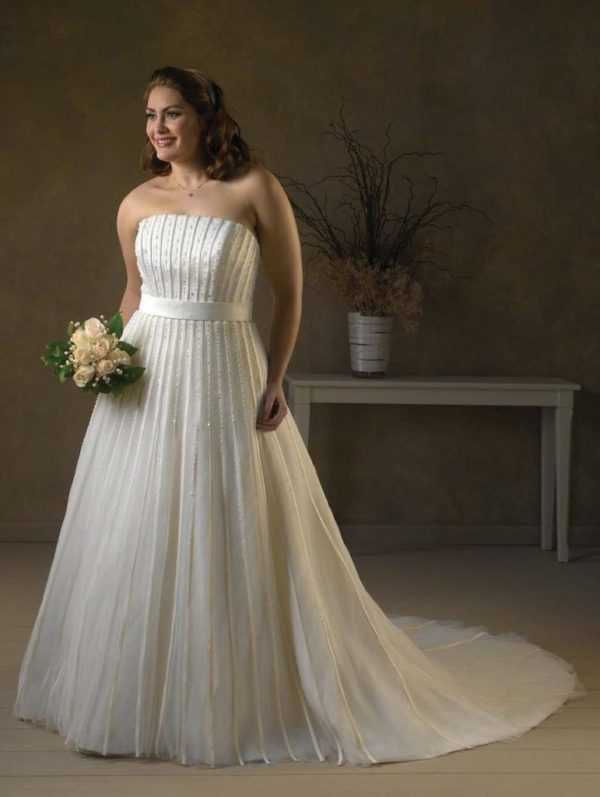 wedding-dresses-for-chubby-neckline-strapless 