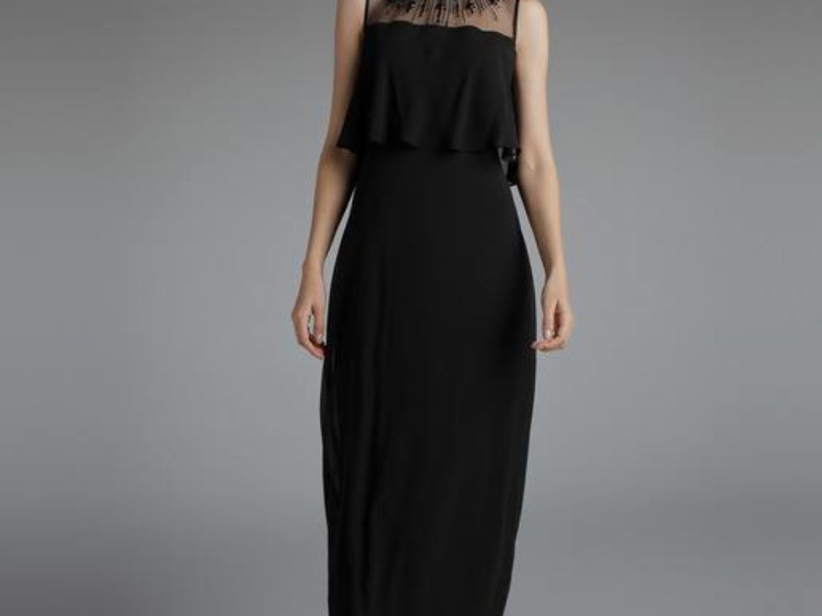 10 Ideas de Vestidos Negros cortos y largos de fiesta 2020 - Blogmujeres.com