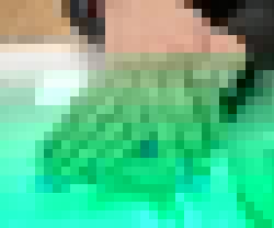 Uñas en degradado de zules