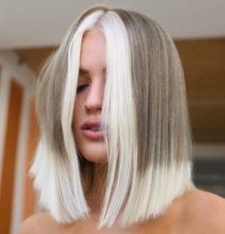 Media melena bicolor