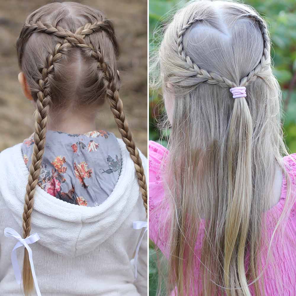 Peinados de niÃ±a con trenzas