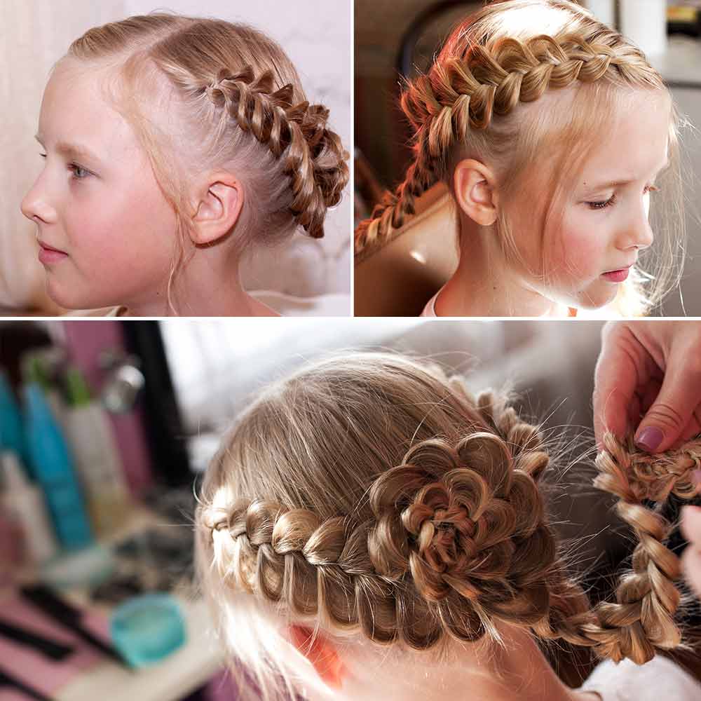 Peinados de niÃ±a con trenzas