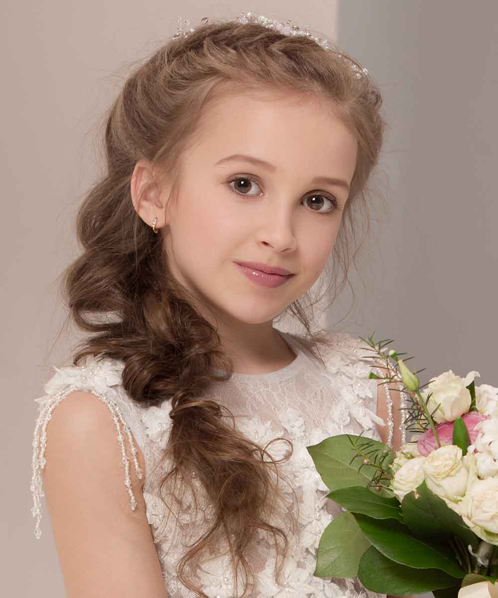 Peinados de dama de honor de niÃ±a