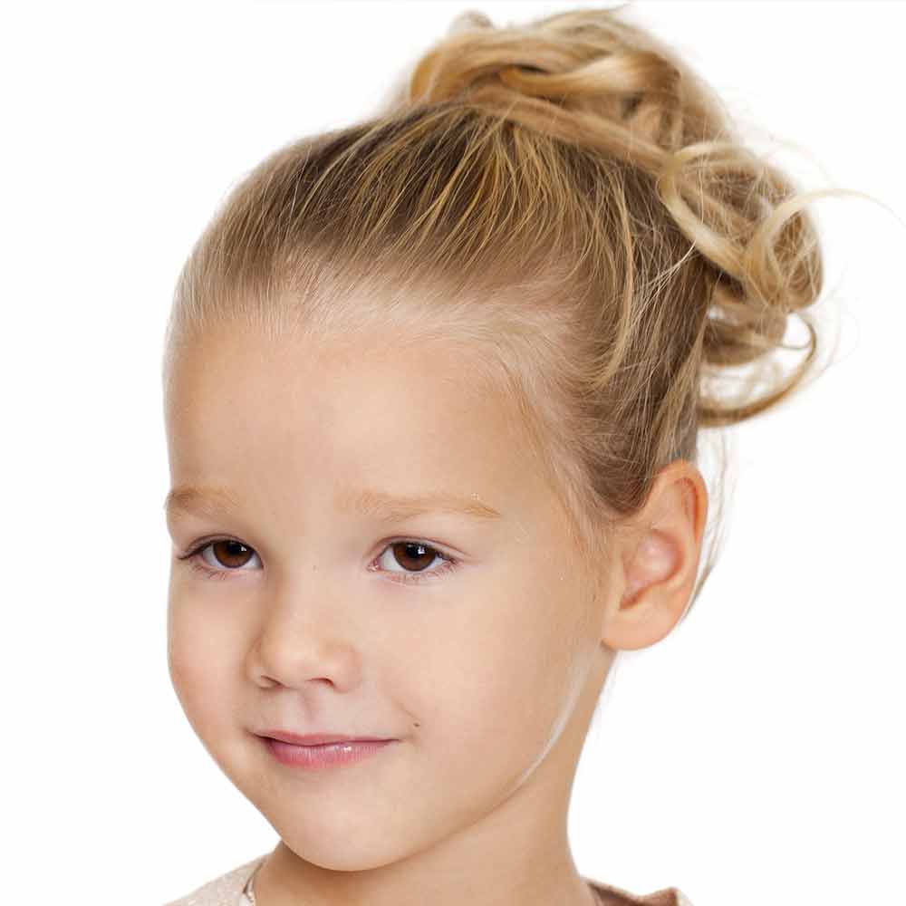 Peinado de ceremonia para bebÃ© niÃ±a