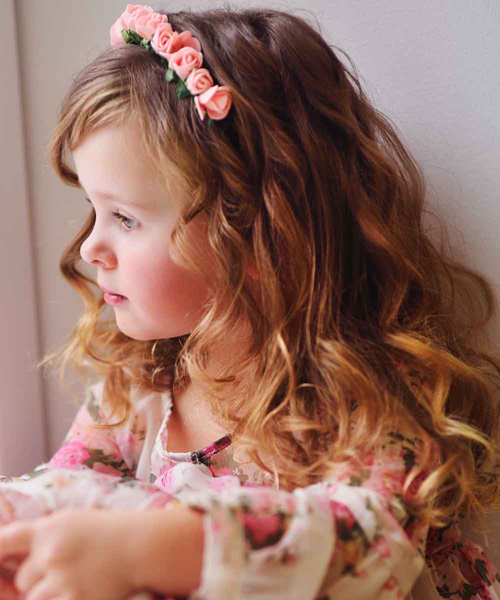 Peinado corona niÃ±a