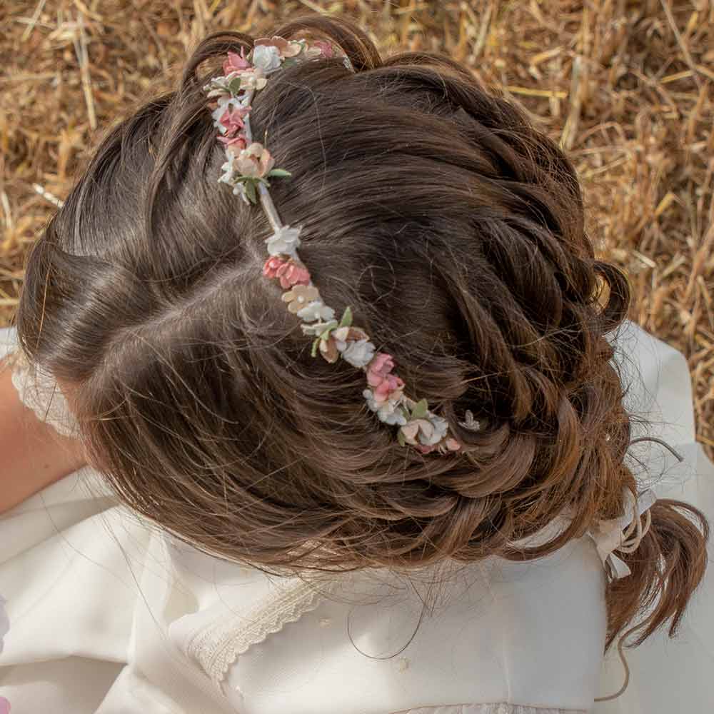 Peinados de niÃ±a con tiara