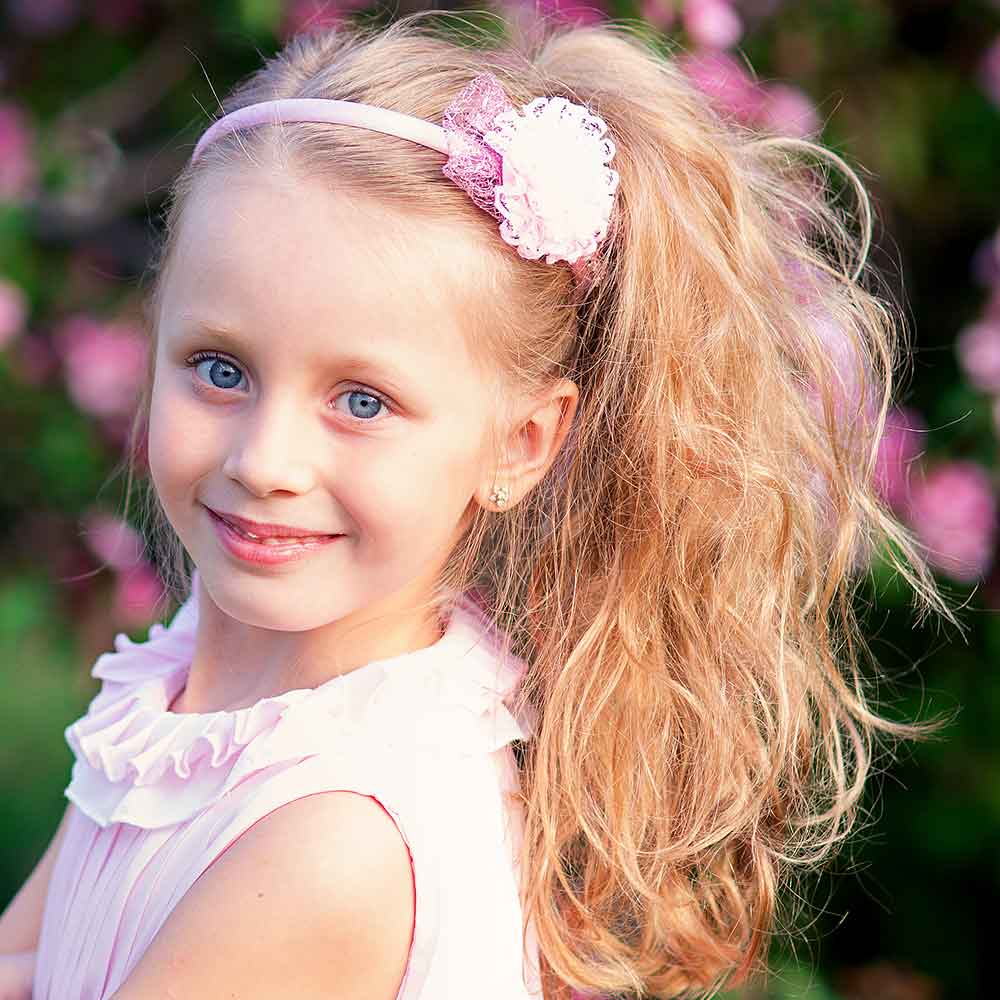 Peinados niÃ±a pelo rizado