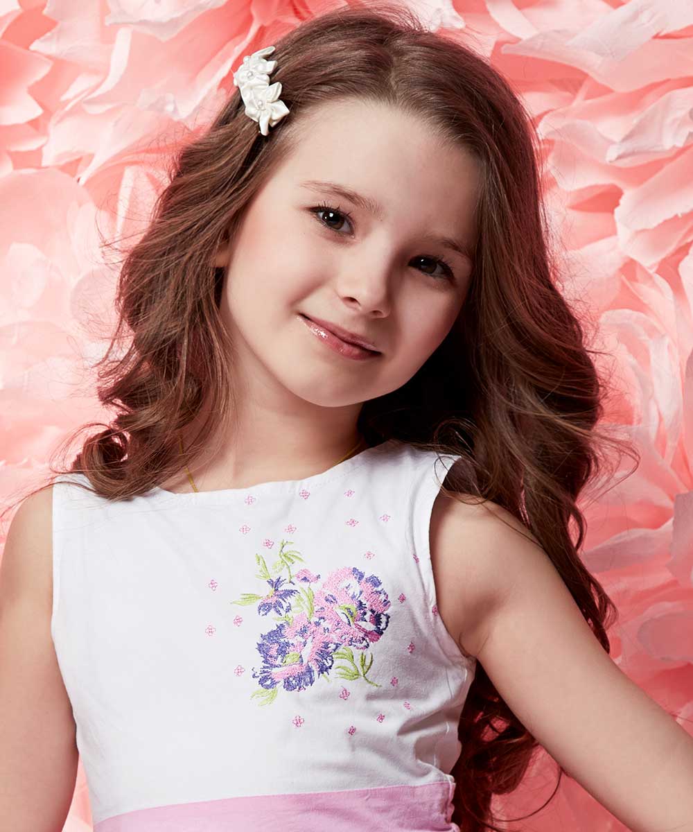 Peinado sencillo de niÃ±a