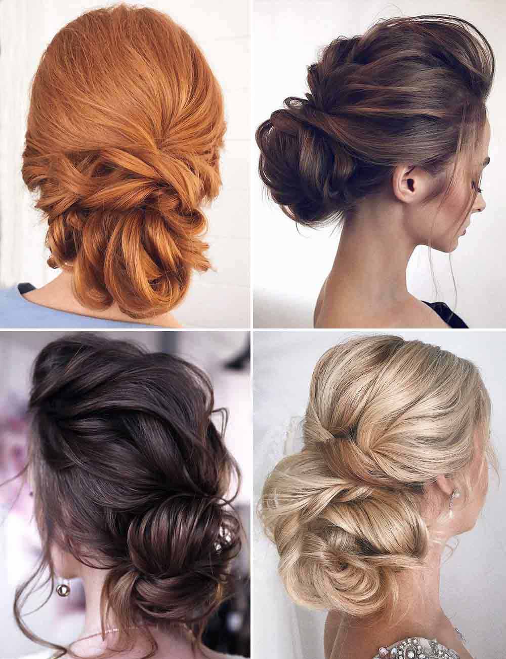 Peinados de pelo largo con recogida suave