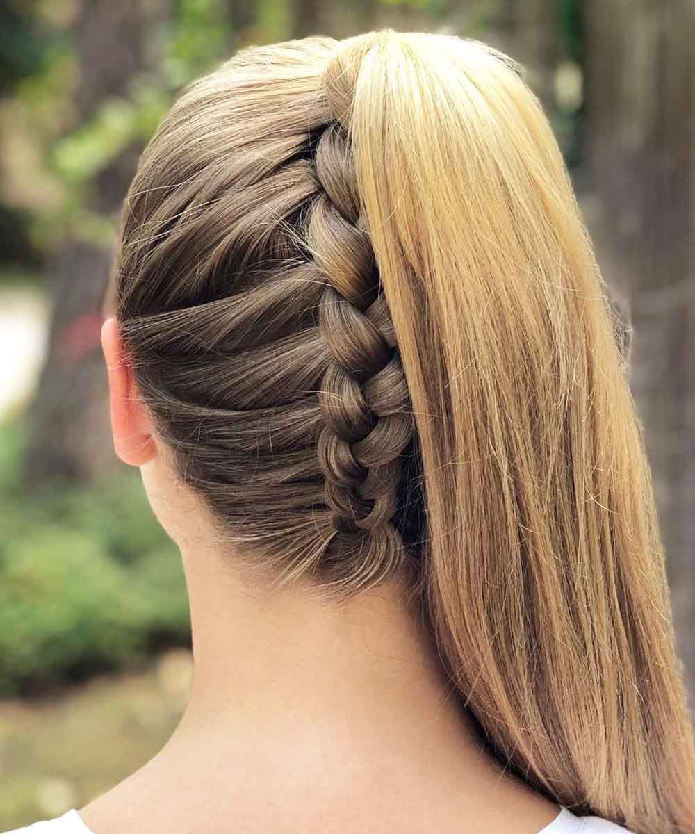 Trenza de cola de caballo