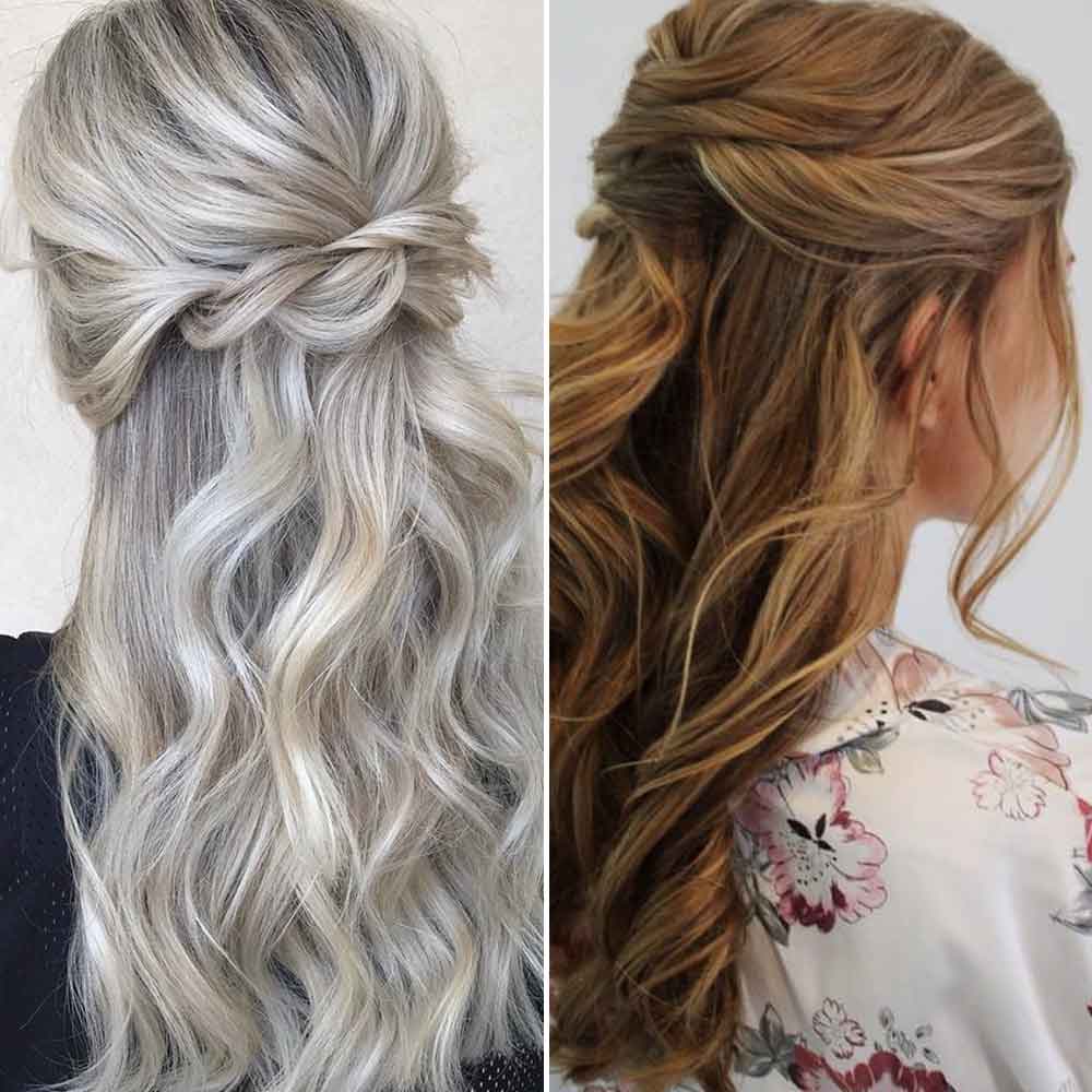 Peinado sencillo para cabello largo