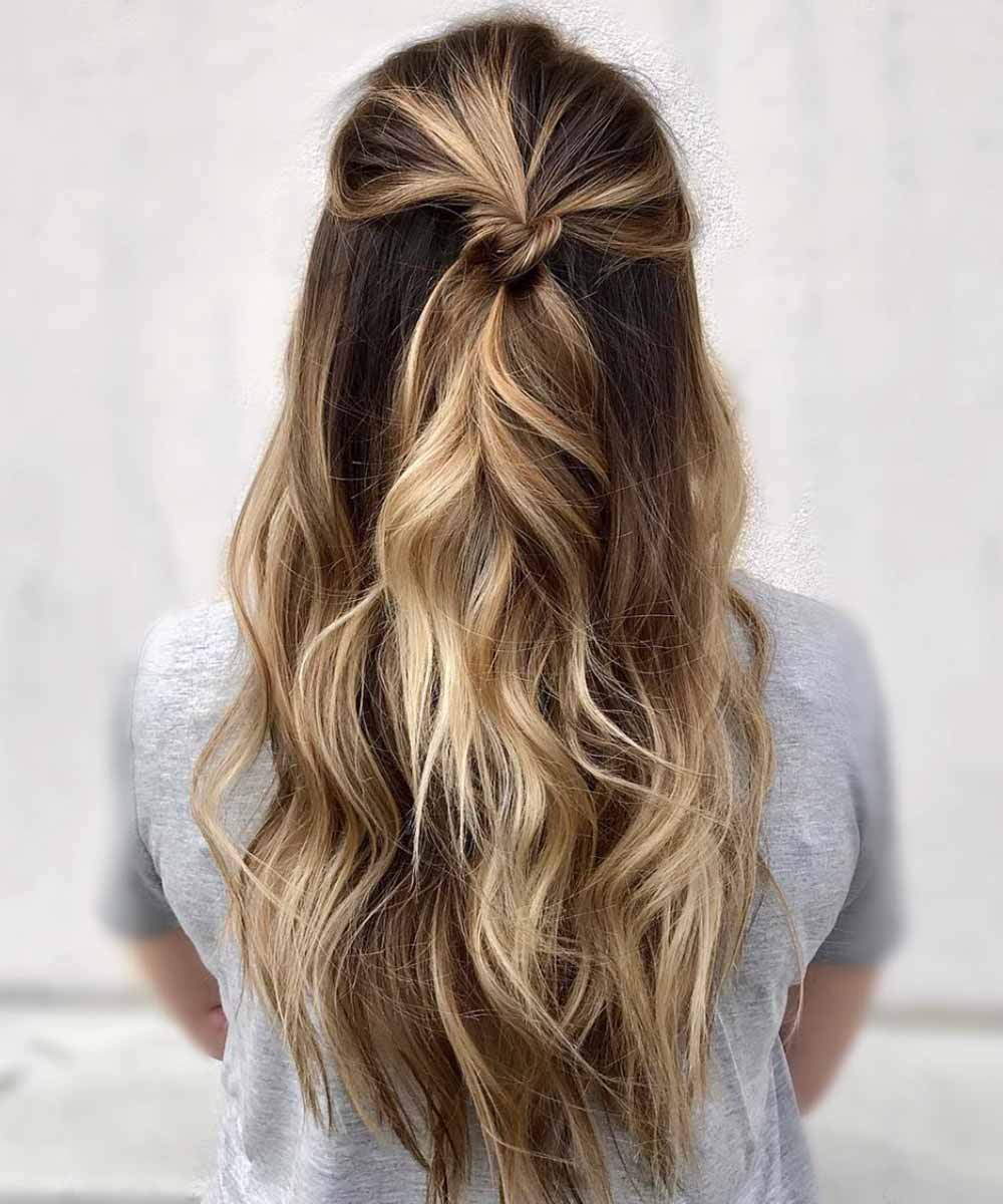 Peinado fÃ¡cil para pelo largo