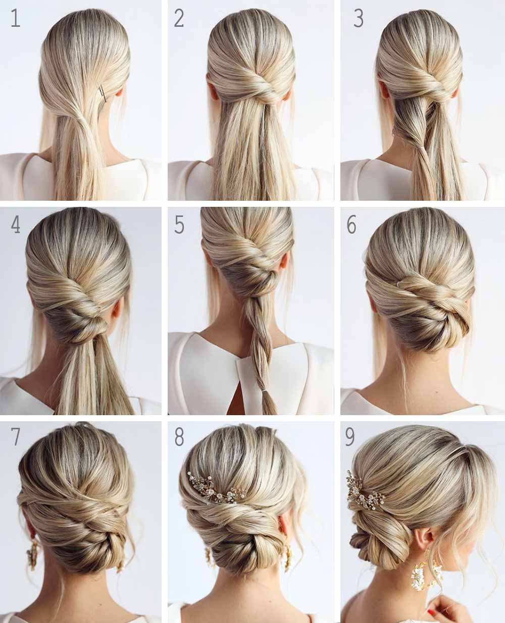 Peinado pelo largo y liso