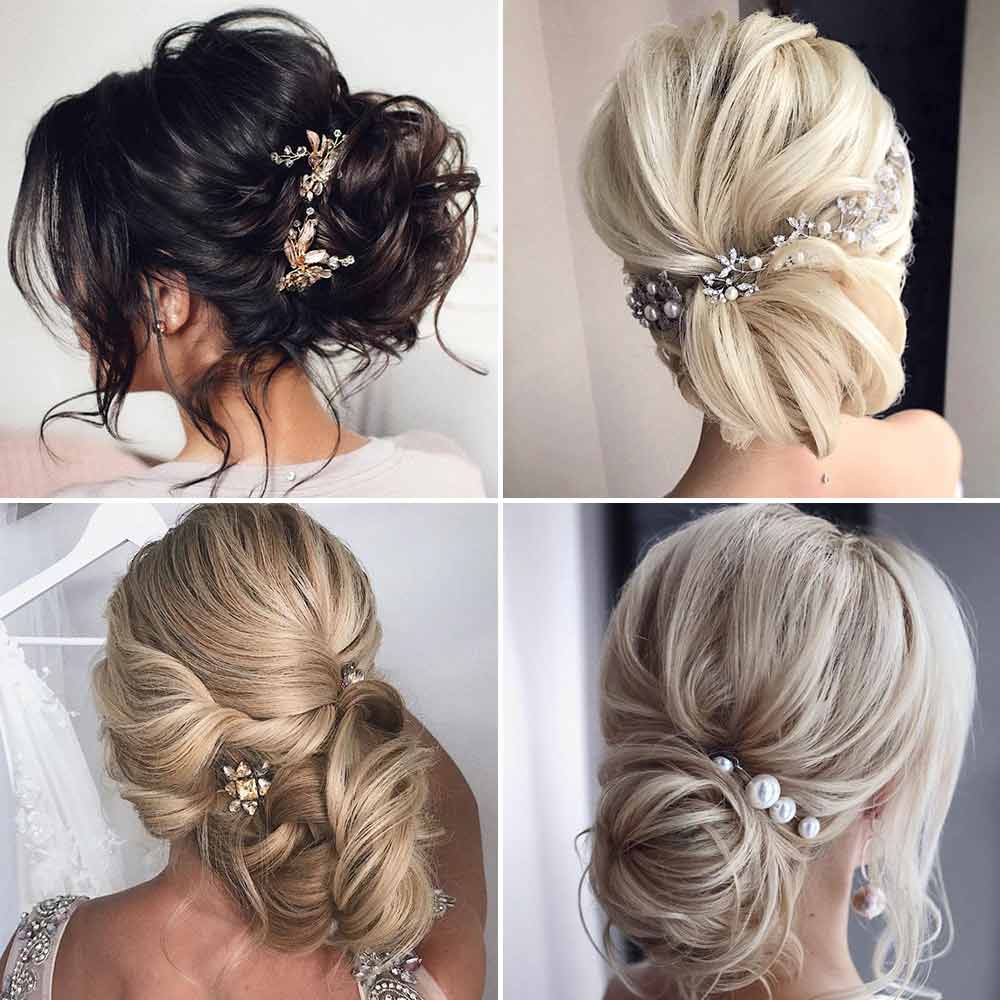 Ceremonia de peinados de pelo largo