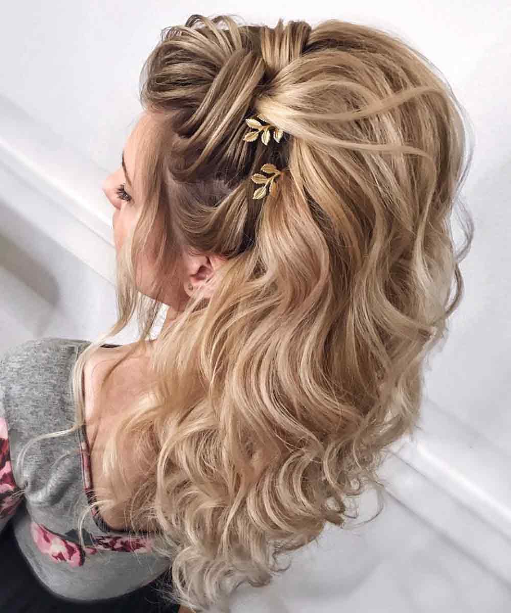 Peinados para cabello largo y ondulado