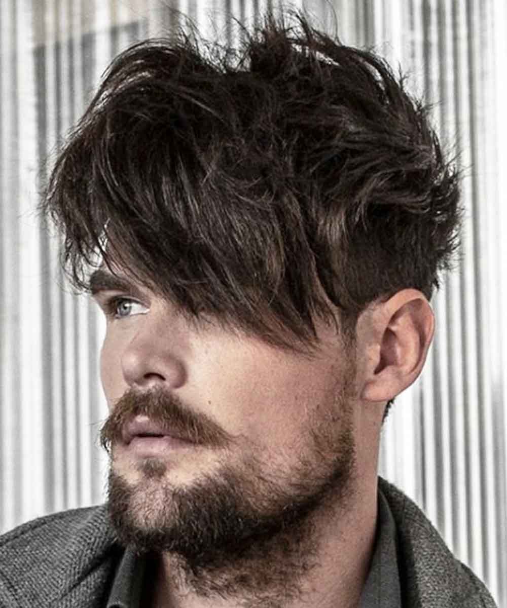 Cortes de piel hombrecorti mechón largo Cortes de piel hombrecorti mechón largo