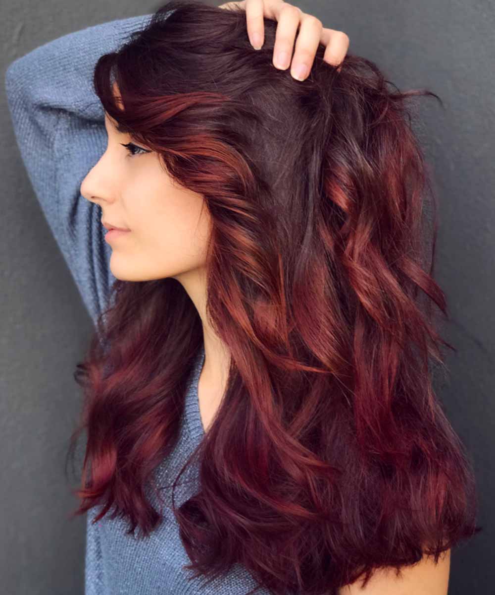 Sombreado Pelo rojo