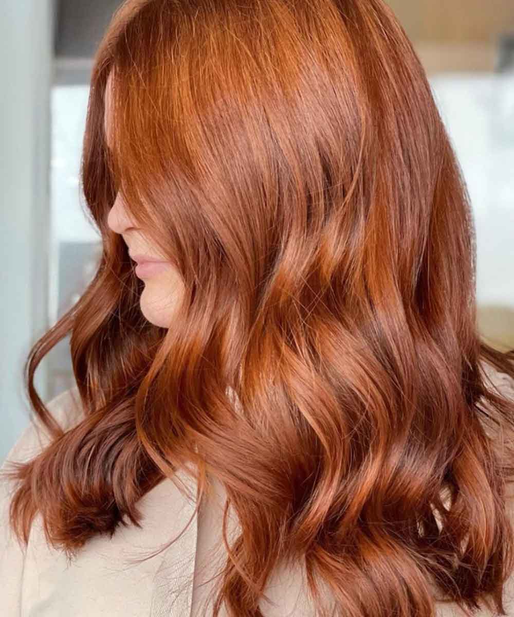 Pelo largo y ondulado