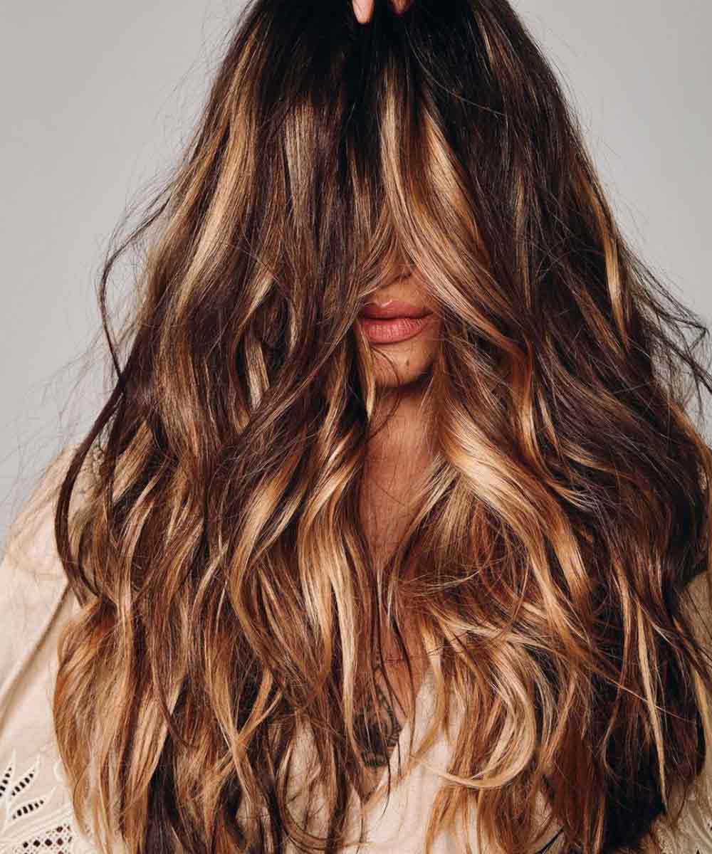 Cortes de pelo largo y ondulado verano