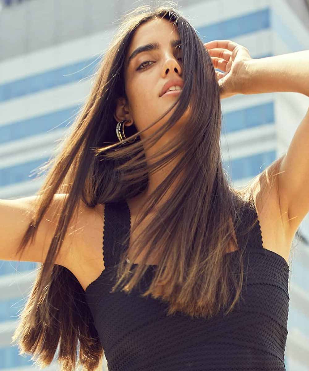 Incluso los cortes de pelo largo y liso