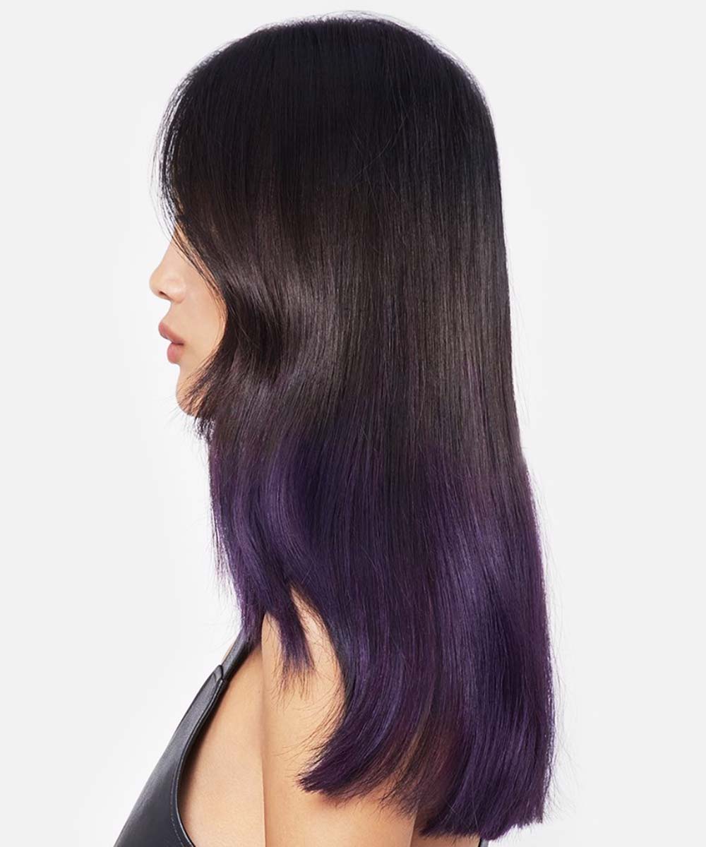 Pelo escalado pelo largo y liso primavera verano