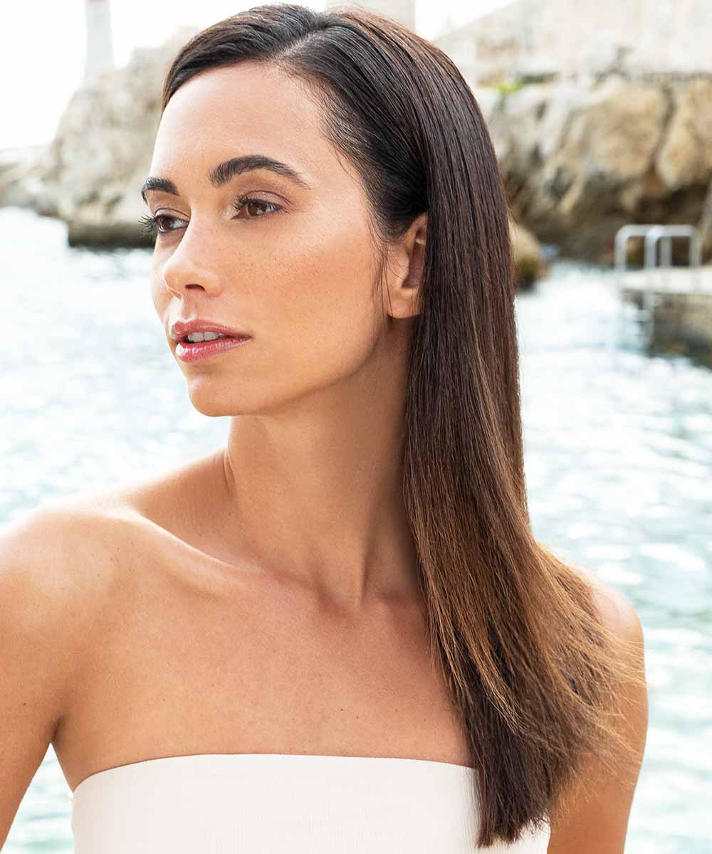 Pelo liso pelo largo liso primavera verano