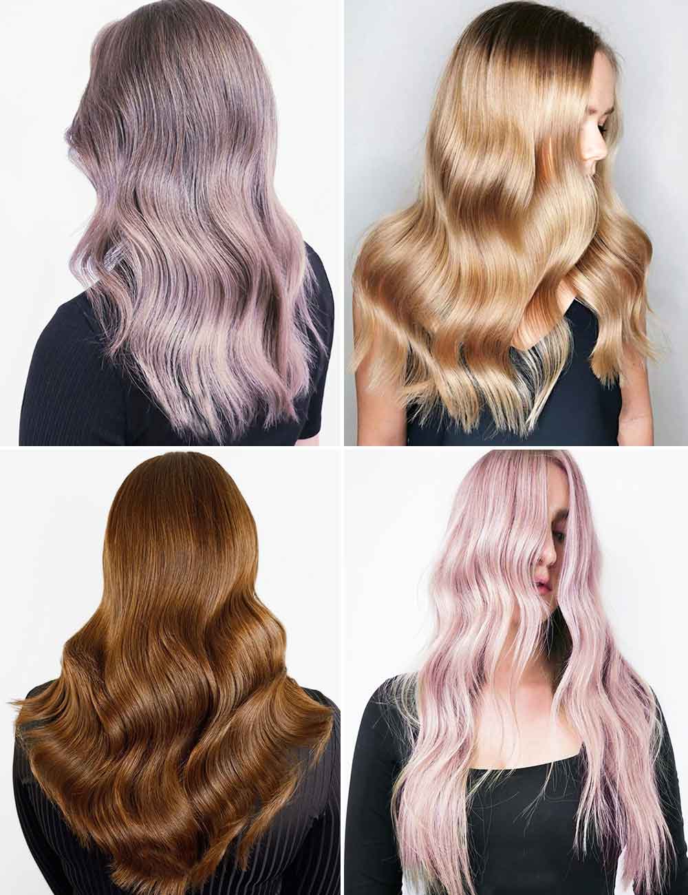 Cortes de pelo largo y ondulado primavera verano