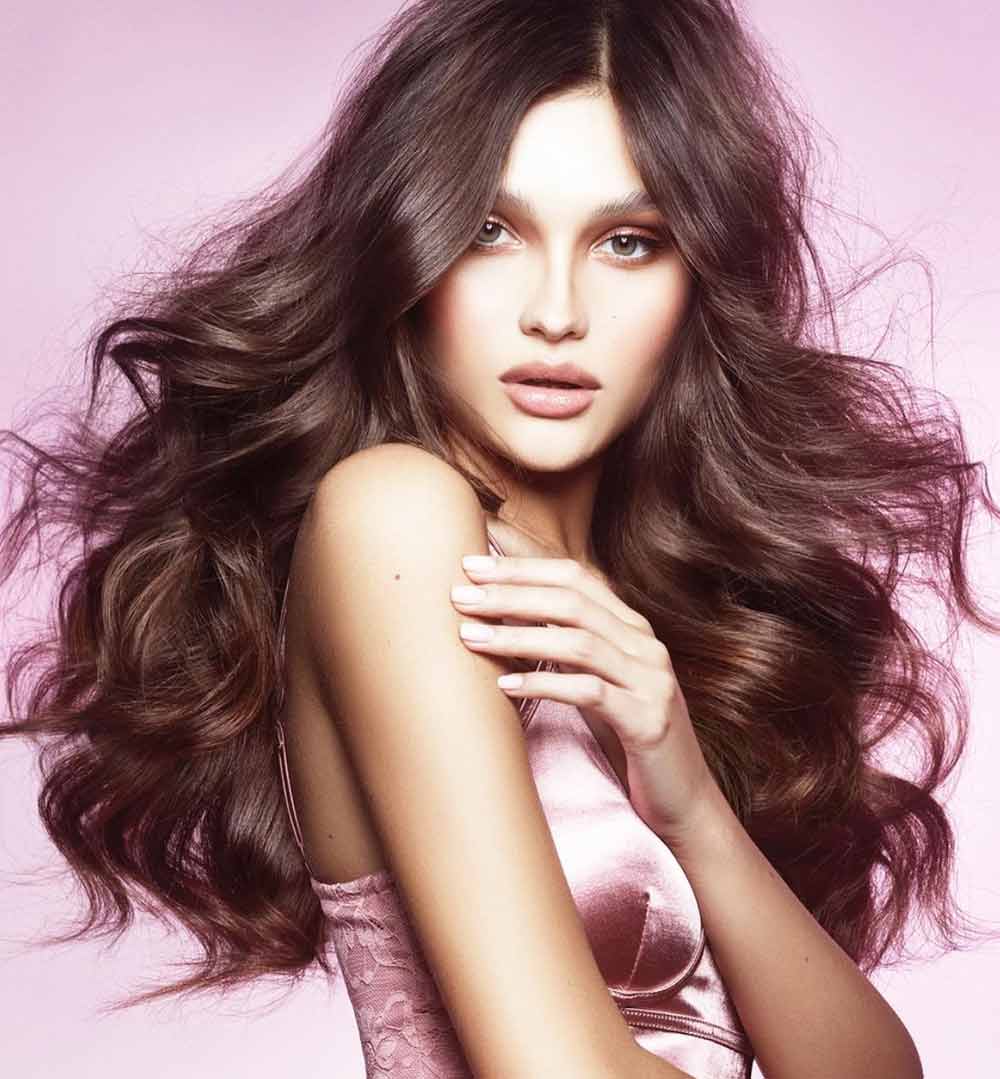 Cortes de pelo largo y ondulado primavera