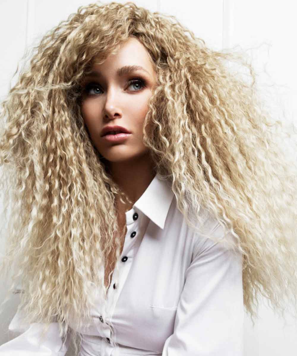 Cortes de pelo rizado primavera verano