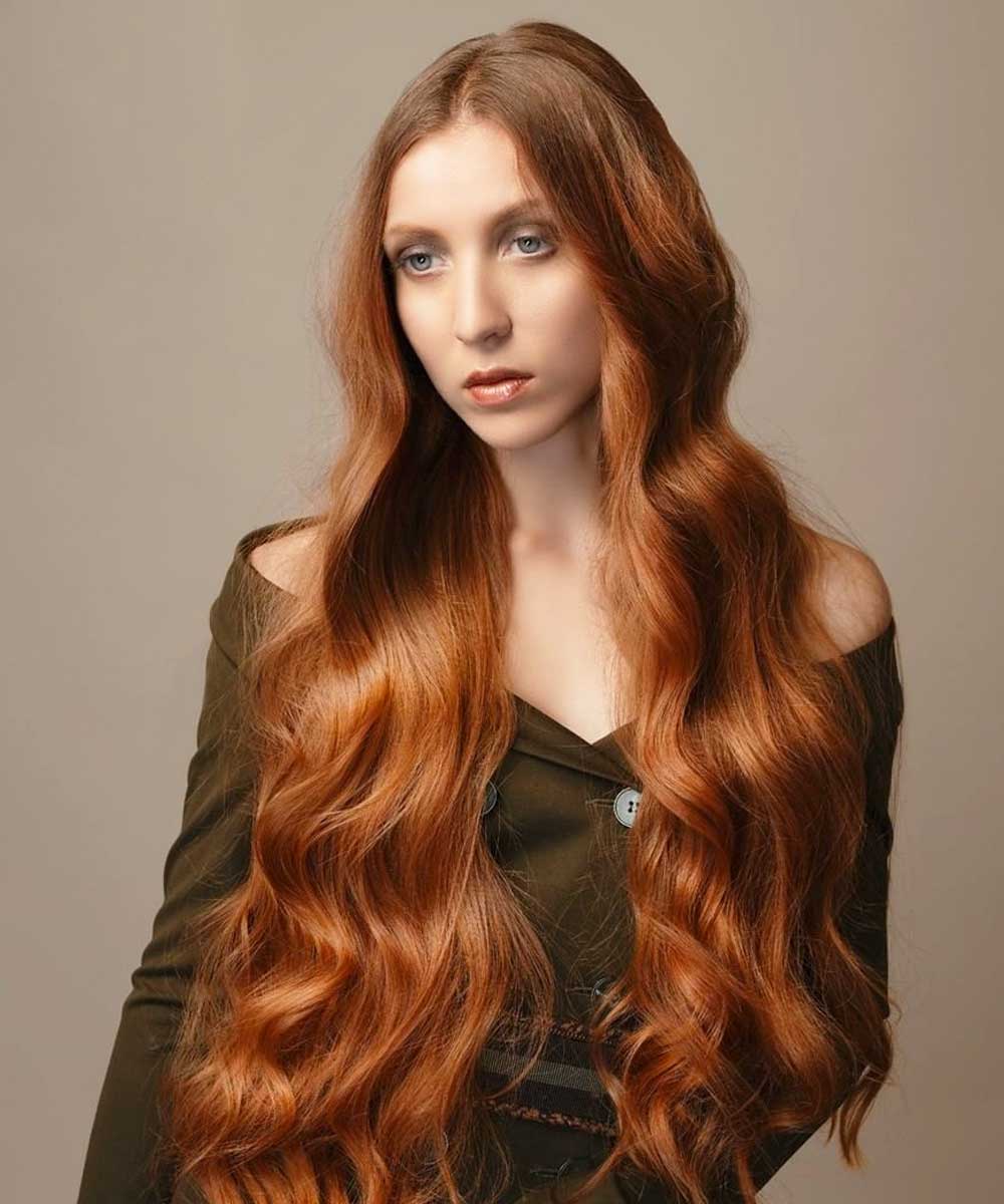 Cortes de pelo largo y ondulado verano