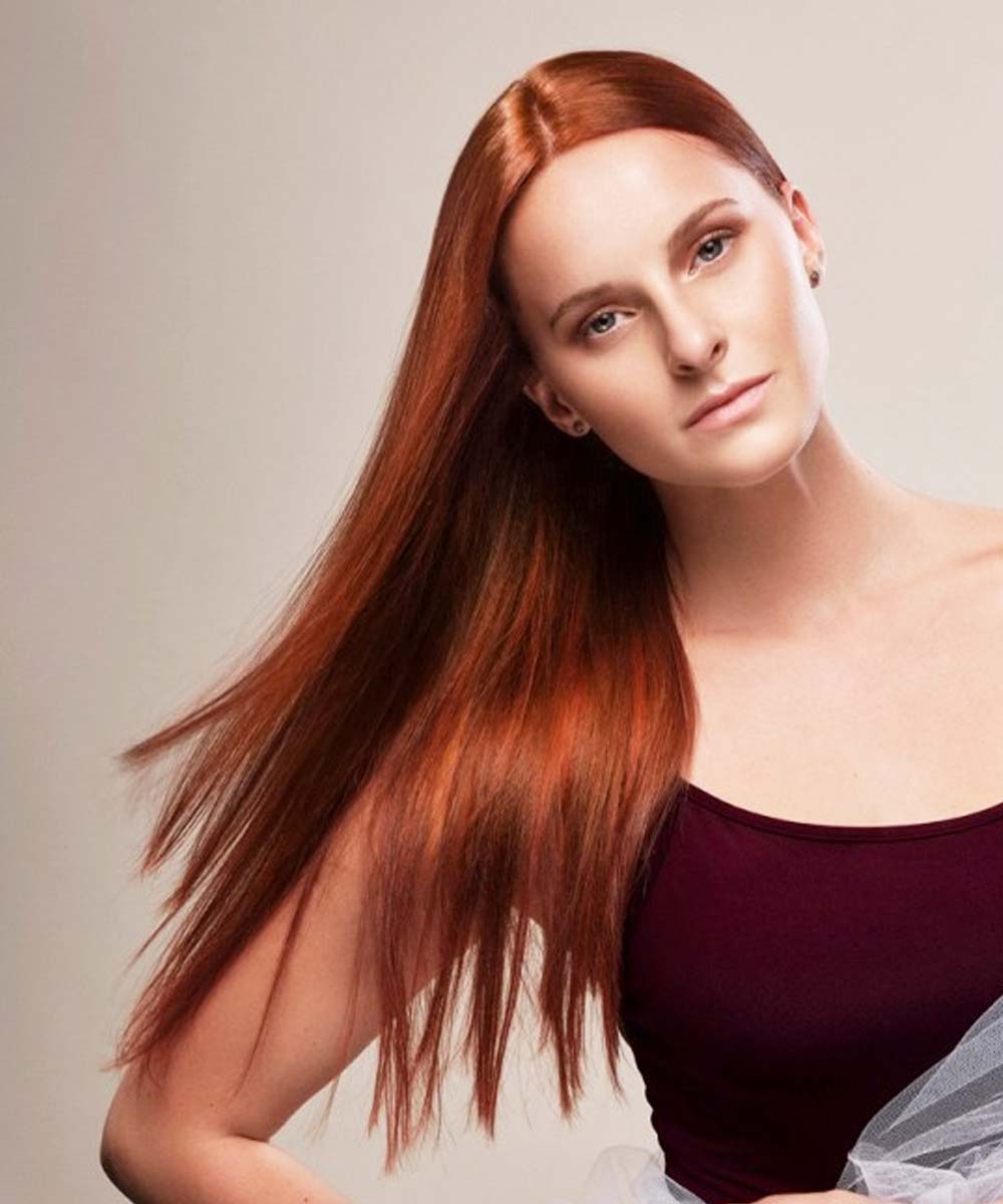 Pelo largo incluso cortes