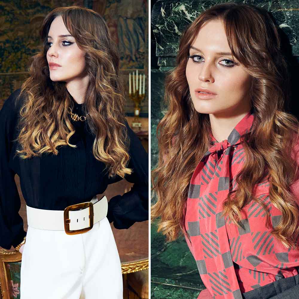 Cortes de pelo largo y ondulado