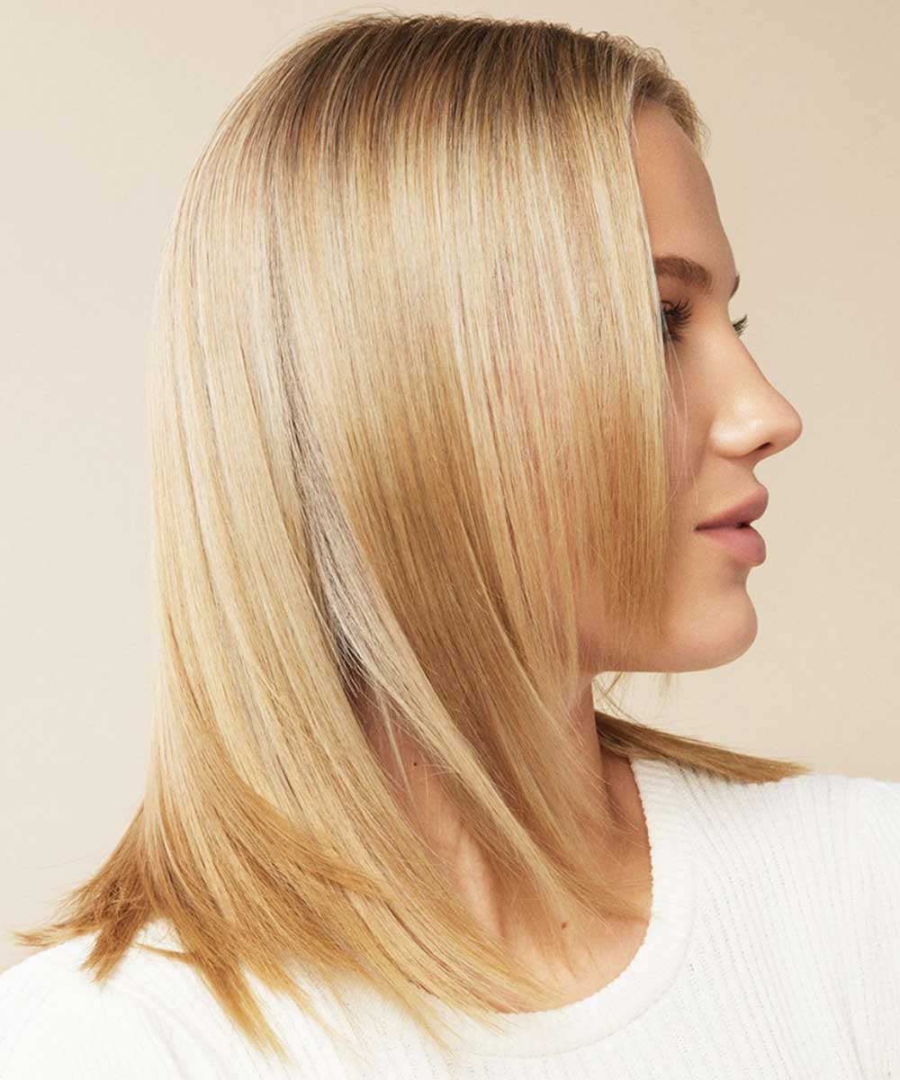 Cortes de pelo liso medio escalados