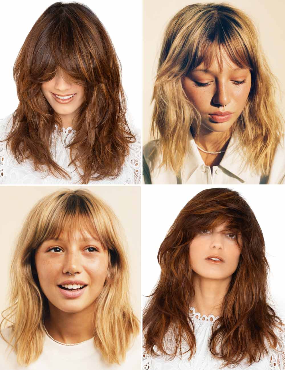 Cortes de pelo medios mossi bangs