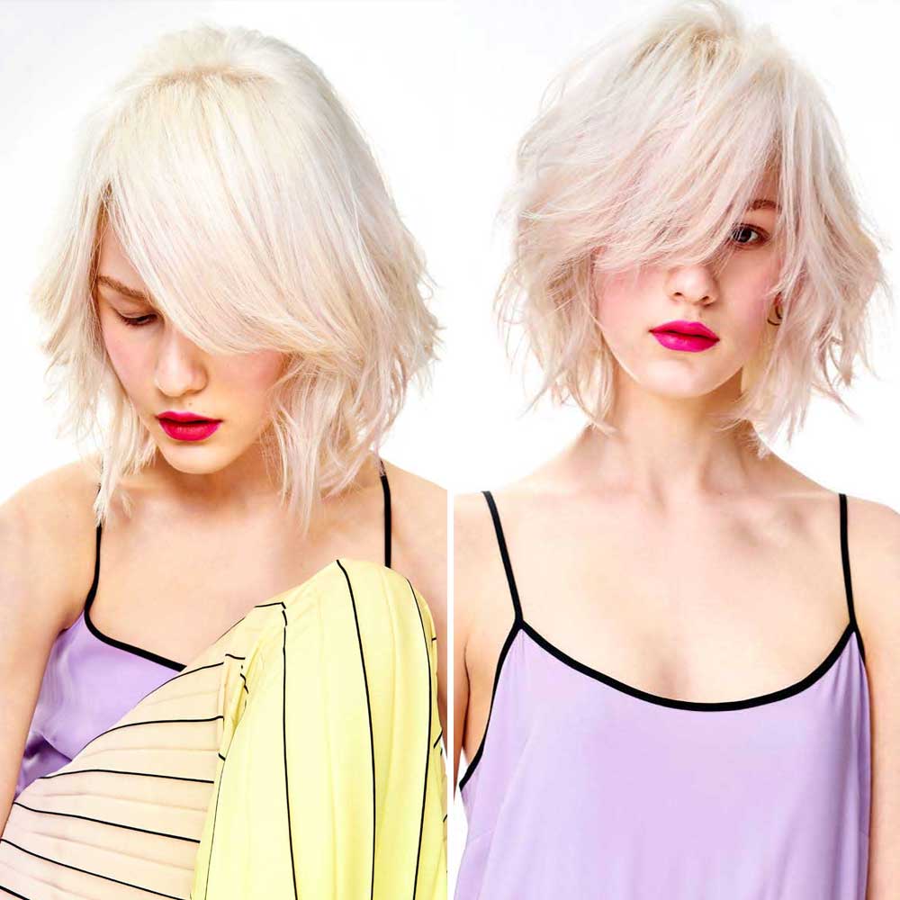 Pelo medio recogido quiff