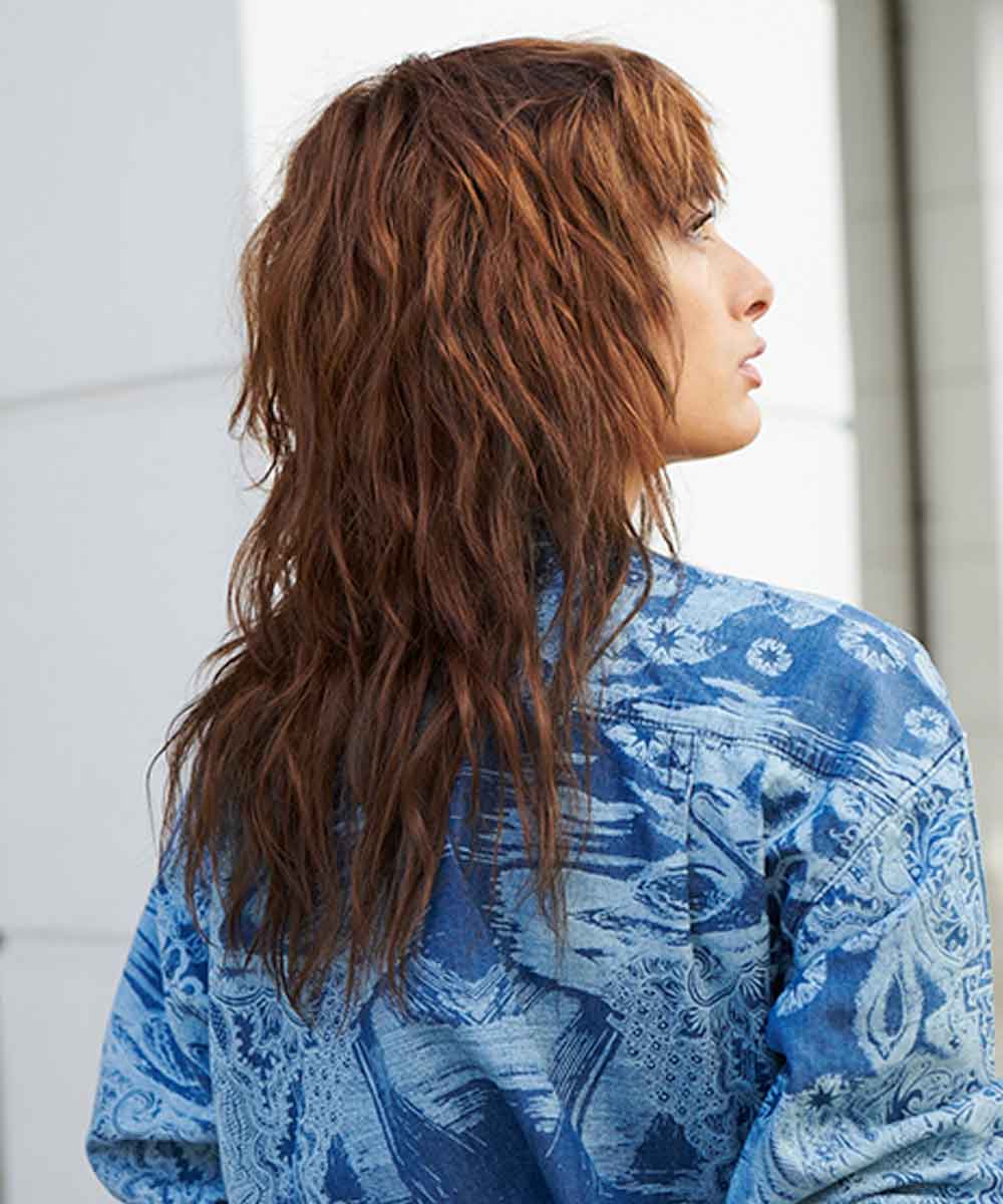 Cortes de pelo ondulado escalado Cortes de pelo ondulado escalado