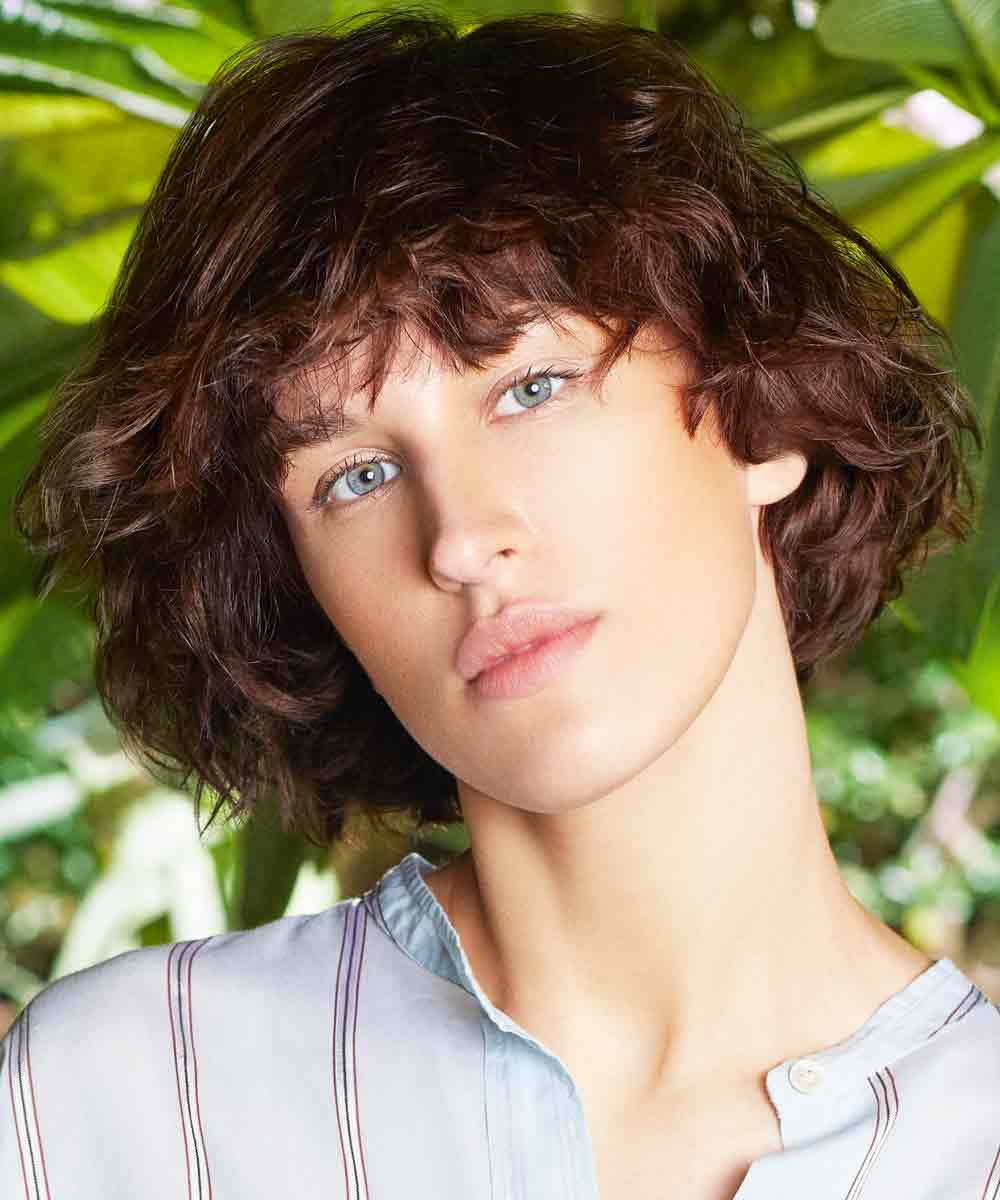 Corte de pelo bob ondulado Corte de pelo bob ondulado