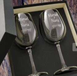 Copas de vino para parejas