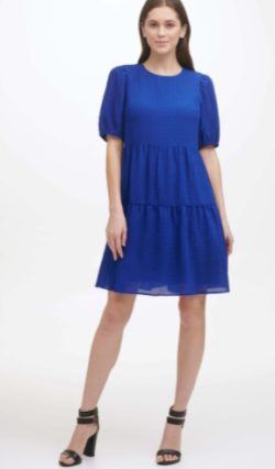 Vestido azul midi El Corte Inglés