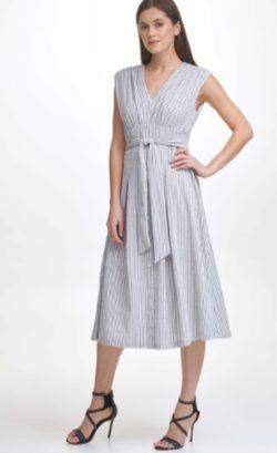 Vestido sin mangas cuello de pico El Corte Inglés