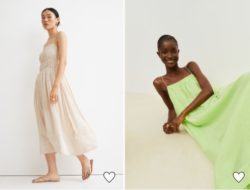 Vestidos de satén H&M