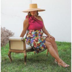 Falda Cielo Estampado Laazo80.com