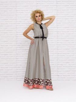 Vestido de fiesta a rayas Nuribel