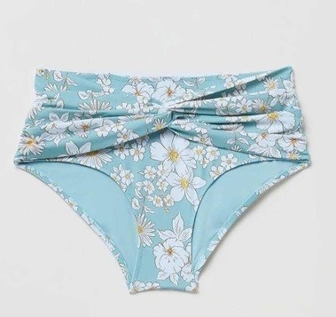 Bragas bikini con flores y nudo Sfera